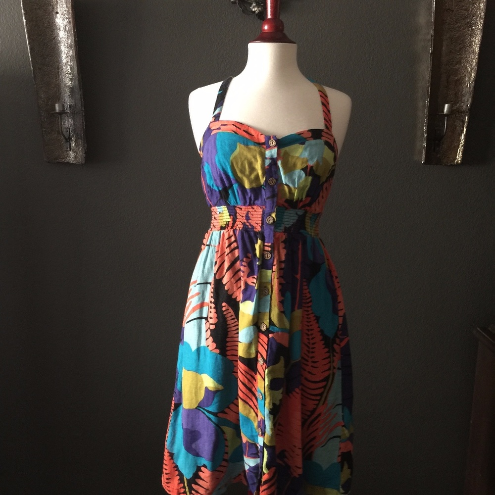 Anthropologie Edme & Esyllte Halter dress size 10